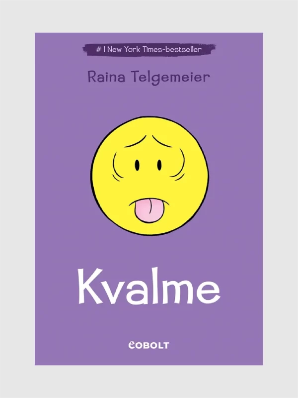 <h5>Kvalme</h5><h6>af Raina Telgemeier</h6>