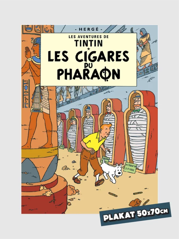 <h5>Tintin Plakat</h5> <h6>Faraos cigarer</h6>