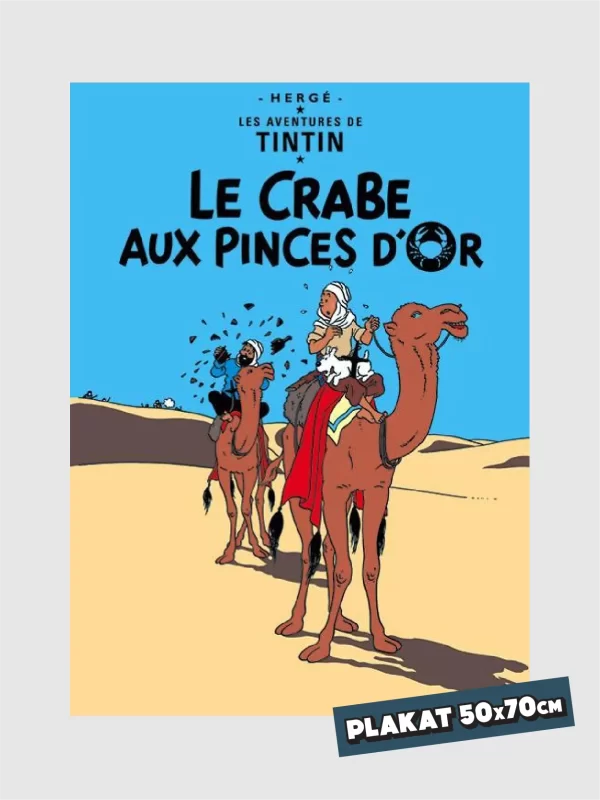 <h5>Tintin Plakat</h5> <h6>Krabben med de gyldne klosakse</h6>