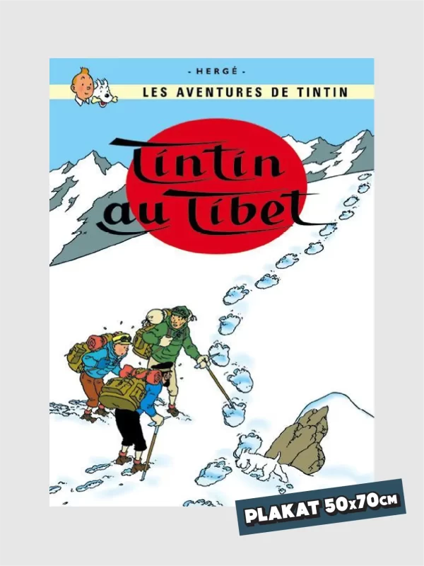 <h5>Tintin Plakat</h5> <h6>Tintin i Tibet</h6>