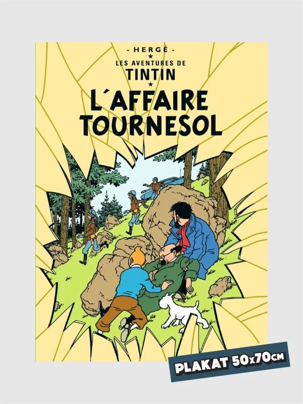 <h5>Tintin Plakat</h5> <h6>Tournesol mysteriet</h6>
